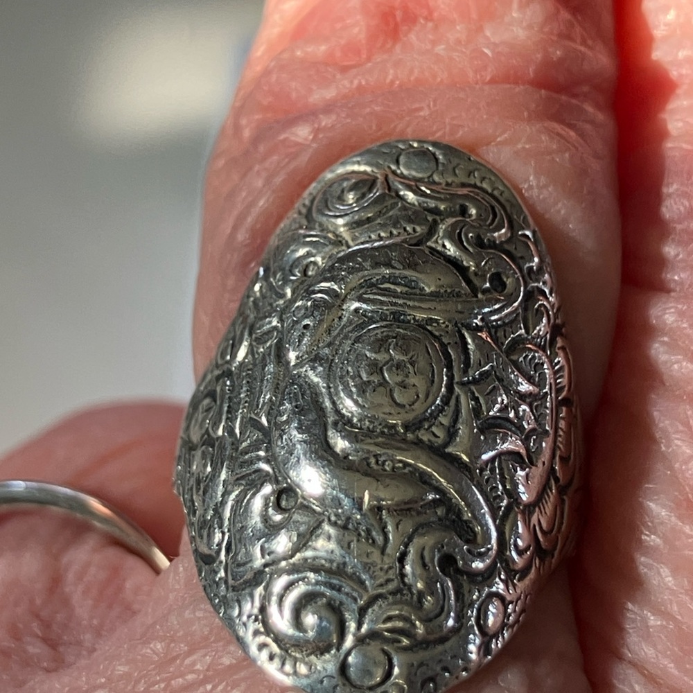 Intricately Designed Sterling Silver Ring - image 3